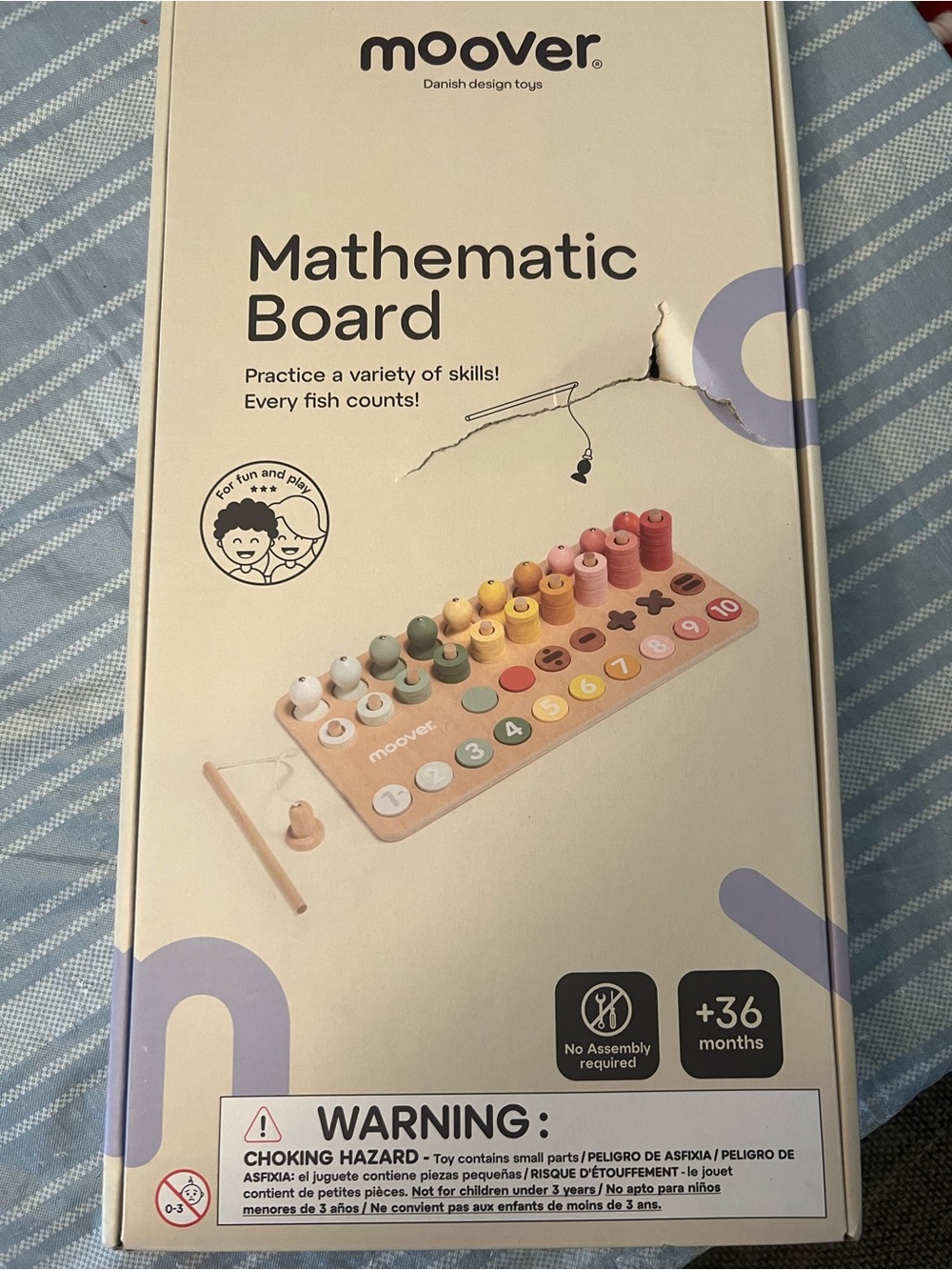 Math Mathematic Board Toy - Multicolor